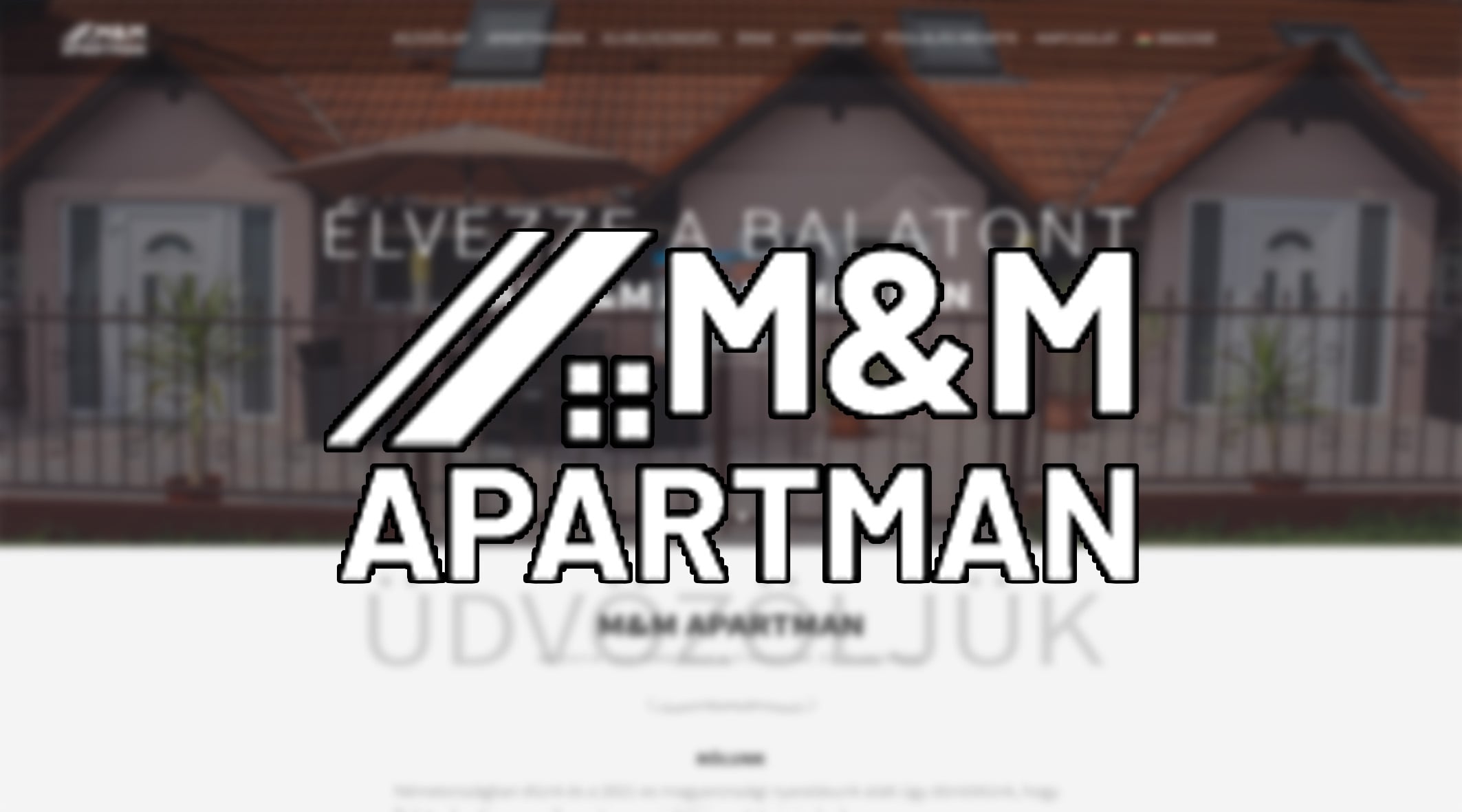 MM Apartman weboldal